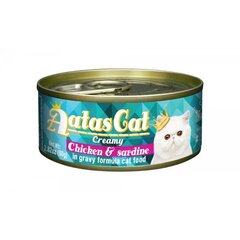 Aatas Chicken&Sardine Konservēts 80g Kaķiem цена и информация | Консервы для котов | 220.lv