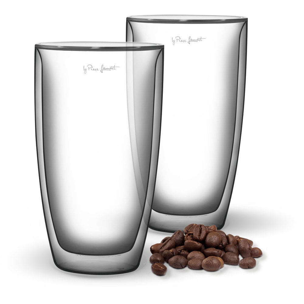 LAMART Vaso borsilikāta stikla espresso krūzes, 230 ml, 2 gab. cena un informācija | Glāzes, krūzes, karafes | 220.lv