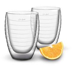 LAMART Vaso boral stiklo stiklinės, 370 ml, 2 vnt цена и информация | Стаканы, фужеры, кувшины | 220.lv