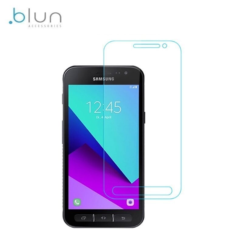 Blun Extreeme Shock 0.33mm / 2.5D Aizsargplēve-stiklss Samsung G390F Galaxy XCover 4 (EU Blister) cena un informācija | Ekrāna aizsargstikli | 220.lv