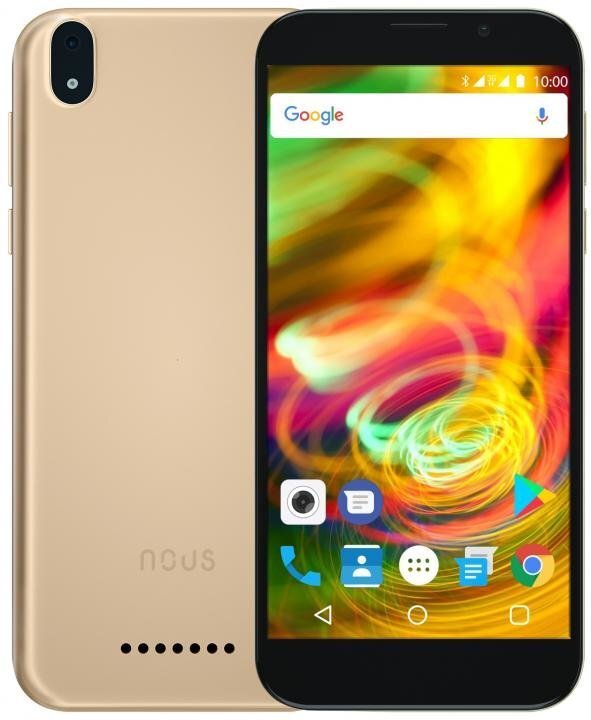 NOUS NS5008 Optimum 8GB, Dual SIM, Zeltains цена и информация | Mobilie telefoni | 220.lv