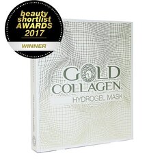 Hidrogēla maska Gold Collagen (4 gab) cena un informācija | Sejas maskas, acu maskas | 220.lv