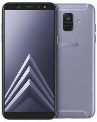 Samsung Galaxy A6 (2018), Dual SIM, Pelēks (Levander) cena un informācija | Mobilie telefoni | 220.lv