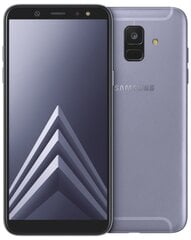 Samsung Galaxy A6 (2018), Dual SIM, Pelēks (Levander) цена и информация | Мобильные телефоны | 220.lv