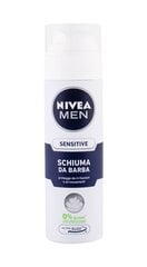 Nivea Men Sensitive putas bārdas skūšanai vīriešiem 200 ml cena un informācija | Skūšanās piederumi, kosmētika | 220.lv