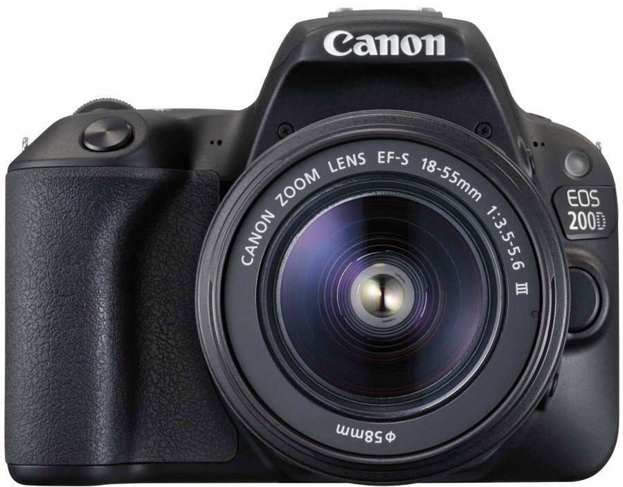 Canon EOS 200D + 18-55mm DC III Kit цена и информация | Digitālās fotokameras | 220.lv