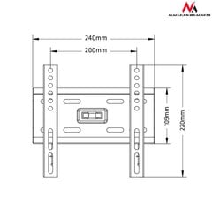 Maclean MC-777 13-42” цена и информация | Maclean Бытовая техника и электроника | 220.lv