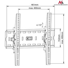 Maclean MC-778 26-55” цена и информация | Кронштейны и крепления для телевизоров | 220.lv