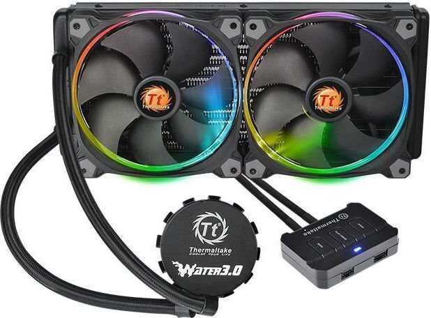 Thermaltake Water 3.0 Riing RGB 280 (CL-W138-PL14SW-A) cena un informācija | Ūdens dzesēšana - komplekti | 220.lv