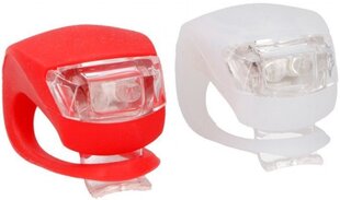 Светодиодные фонари для велосипеда Dunlop, 2 шт. цена и информация | Велосипедные фонари, отражатели | 220.lv