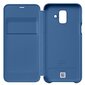 Samsung Galaxy A6 Wallet Case Blue cena un informācija | Telefonu vāciņi, maciņi | 220.lv