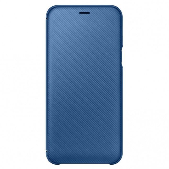 Samsung Galaxy A6 Wallet Case Blue cena un informācija | Telefonu vāciņi, maciņi | 220.lv
