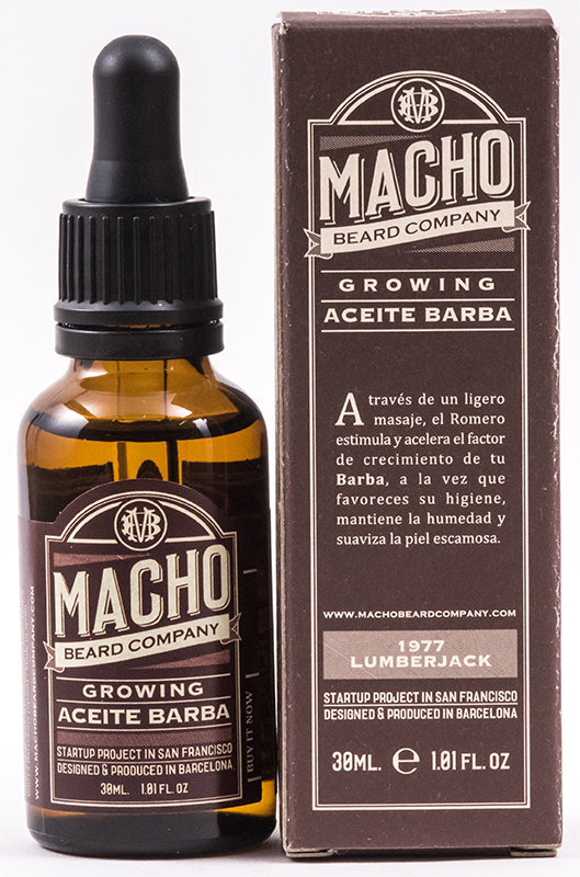 Stimulējoša bārdas augšanas eļļa Macho Beard Company 30 ml cena un informācija | Skūšanās piederumi, kosmētika | 220.lv