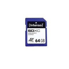 Atmiņas karte Intenso SDHC 64GB CL10 цена и информация | Карты памяти для фотоаппаратов | 220.lv