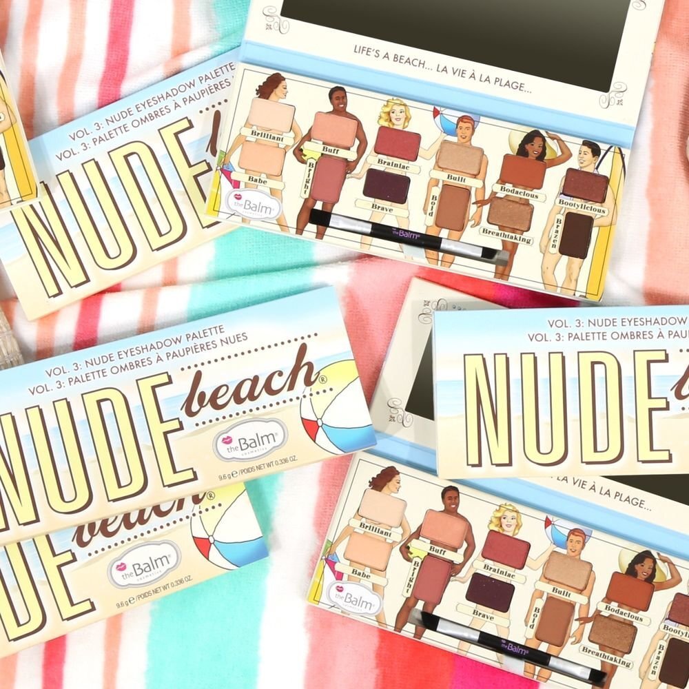 Acu ēnu palete TheBalm Nude Beach 9,6 g cena un informācija | Acu ēnas, skropstu tušas, zīmuļi, serumi | 220.lv