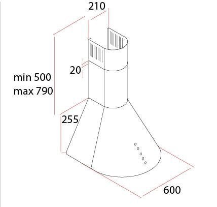 Schlosser H35 60/750X цена и информация | Tvaika nosūcēji | 220.lv