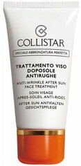 Sejas krēms pēc sauļošanās Collistar Anti-Wrinkle After Sun Face 50 ml cena un informācija | Sauļošanās krēmi | 220.lv