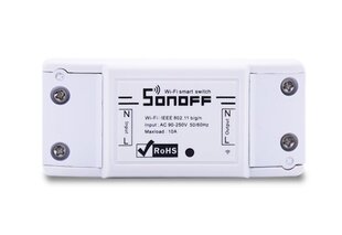 Sonoff BasicR2 viedais slēdzis cena un informācija | Drošības sistēmas, kontrolieri | 220.lv