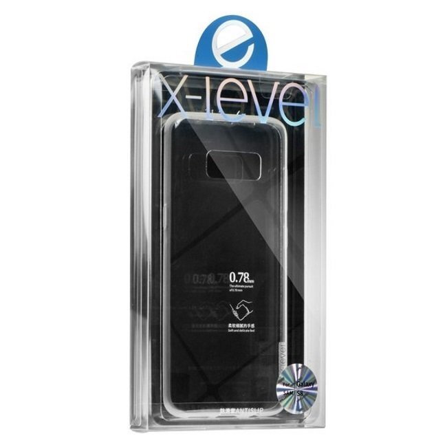 X-Level Neslīdošas virsmas un maiga pieskāriena Ultra-Plāns 0.78mm silikona maks-apvalks priekš Samsung J730F Galaxy J7 (2017) Melns cena un informācija | Telefonu vāciņi, maciņi | 220.lv