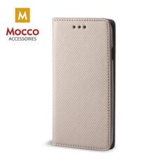 Atverams maciņš Mocco Smart Magnet, piemērots Nokia 6 telefonam, zeltains cena un informācija | Telefonu vāciņi, maciņi | 220.lv