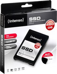 Intenso 480 GB SATA3 (3813450) cena un informācija | Iekšējie cietie diski (HDD, SSD, Hybrid) | 220.lv
