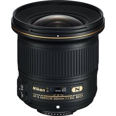 Nikon AF-S Nikkor 20мм f/1.8G ED oбъектив цена и информация | Объективы | 220.lv