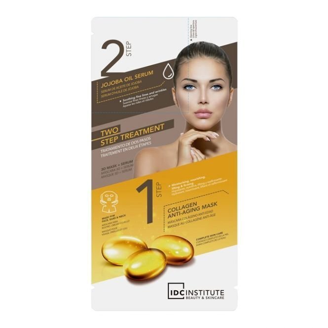 Sejas maska IDC Institute 3D Collagen Anti-Aging цена и информация | Sejas maskas, acu maskas | 220.lv