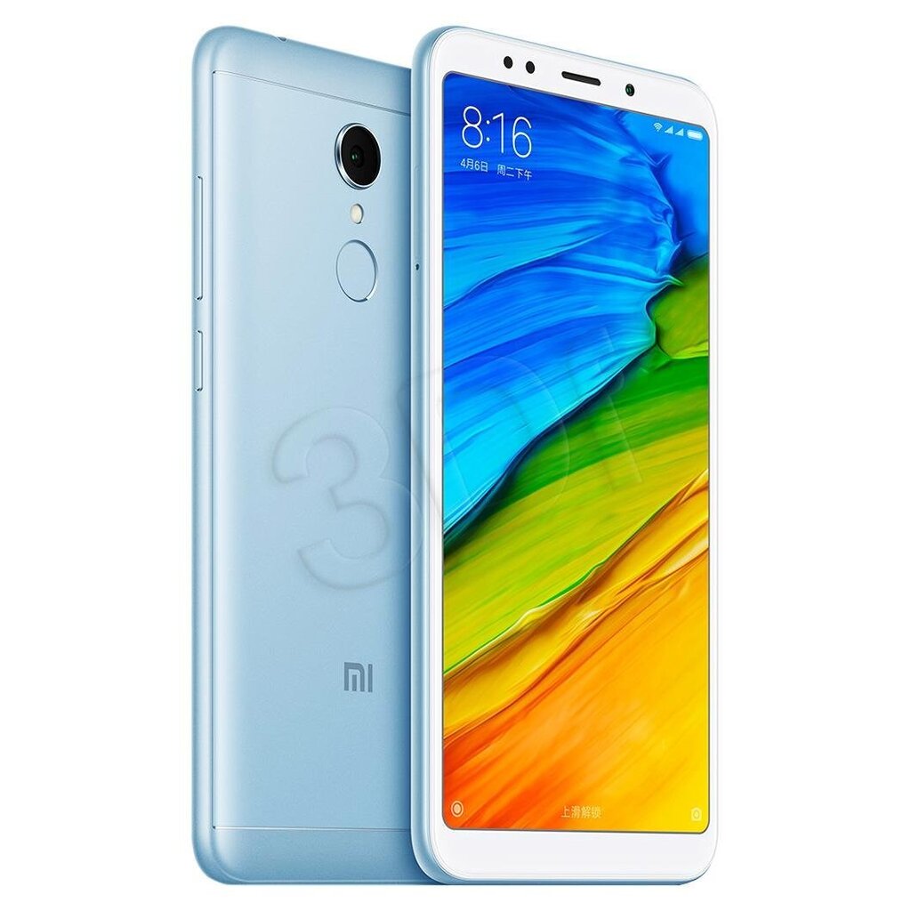 Xiaomi Redmi 5, Dual SIM 32GB, Zils цена и информация | Mobilie telefoni | 220.lv