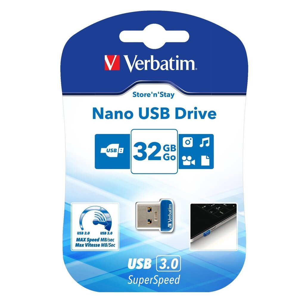 Zibatmiņa Verbatim 98710, 32GB cena un informācija | USB Atmiņas kartes | 220.lv