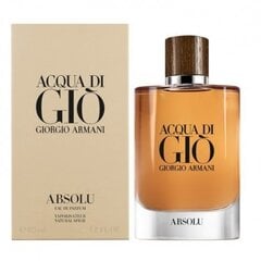 <p>Духи для мужчин Giorgio Armani Acqua di Gio Absolu EDP, 125 мл</p>
 цена и информация | Мужские духи | 220.lv