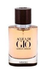 Giorgio Armani Acqua di Gio Absolu EDP для мужчин 40 мл цена и информация | Мужские духи | 220.lv