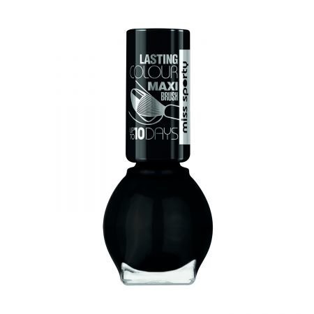 Nagu laka Miss Sporty Lasting Fatal Black 080, 7 ml цена и информация | Nagu lakas, stiprinātāji | 220.lv