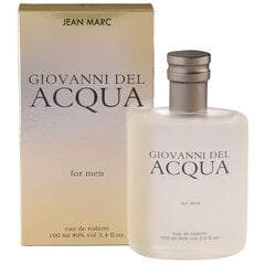 Tualetes ūdens Jean Marc Covanni Del Acqua For Men EDT vīriešiem, 100 ml цена и информация | Мужские духи | 220.lv