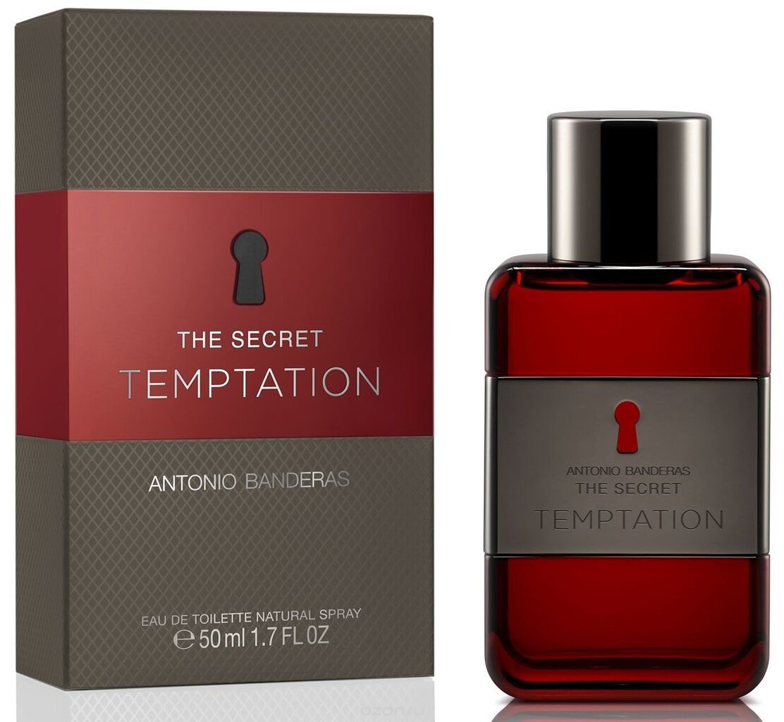 Antonio Banderas The Secret Temptation EDT vīriešiem 50 ml цена и информация | Vīriešu smaržas | 220.lv