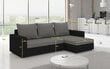 Universāls stūra dīvāns Livio, krēmkrāsas/brūns cena un informācija | Stūra dīvāni | 220.lv