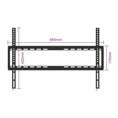 Ewent EW1503 37-70” цена и информация | Кронштейны и крепления для телевизоров | 220.lv