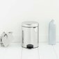 Brabantia Pedal Bin newIcon atkritumu tvertne, 3l цена и информация | Miskastes | 220.lv