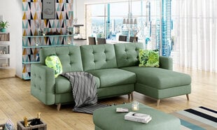 Universāls stūra dīvāns Asgard, zaļš cena un informācija | Stūra dīvāni | 220.lv