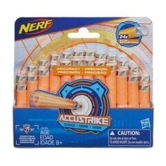 Patronas NERF N-STRIKE ELITE ACCUSTRIKE SERIES 24 gab. C0163EU40 cena un informācija | Rotaļlietas zēniem | 220.lv