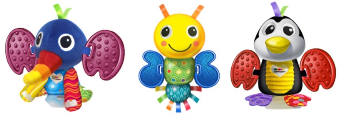 Tomy Lamaze Mini Teether 316 cena un informācija | Mīkstās rotaļlietas | 220.lv