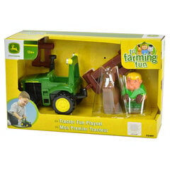 Komplekts ar traktoru John Deere First Little Farm, 43067A1 cena un informācija | Rotaļlietas zīdaiņiem | 220.lv
