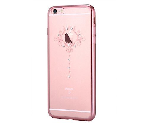 Aizmugurējais vāciņš Devia    Apple    iPhone 6 Plus/6s Plus Crystal Iris    Rose Gold cena un informācija | Telefonu vāciņi, maciņi | 220.lv