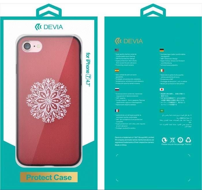 Aizsargvāciņš Devia Flower, paredzēts iPhone 7 / 8 telefonam, melns cena un informācija | Telefonu vāciņi, maciņi | 220.lv