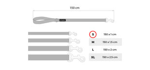 Pavada Amiplay Reflective, S, sarkana cena un informācija | Suņu pavadas | 220.lv