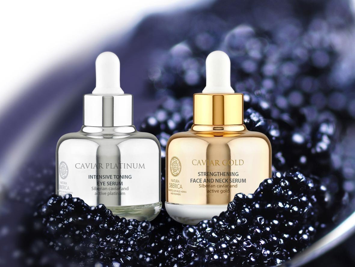 Serums acīm ar platīnu un melnajiem ikriem Natura Siberica Caviar Platinum, 30 ml цена и информация | Acu krēmi, serumi | 220.lv