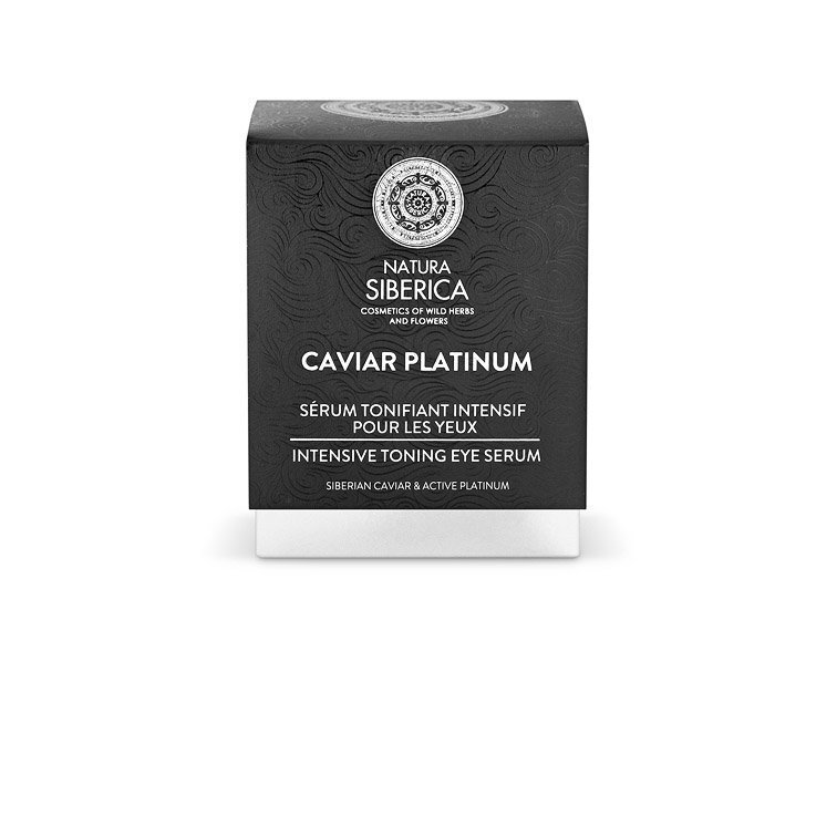 Serums acīm ar platīnu un melnajiem ikriem Natura Siberica Caviar Platinum, 30 ml цена и информация | Acu krēmi, serumi | 220.lv