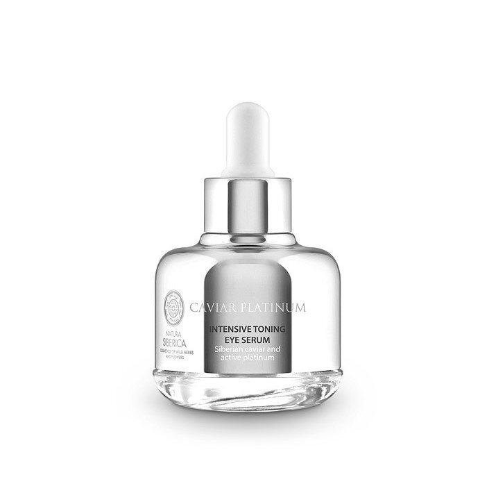 Serums acīm ar platīnu un melnajiem ikriem Natura Siberica Caviar Platinum, 30 ml цена и информация | Acu krēmi, serumi | 220.lv