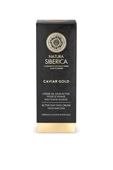 Дневной крем с золотом и черной икрой Natura Siberica Caviar Gold 30 мл цена и информация | Наносите на чистую кожу лица. Подержите около 10-15 минут и смойте водой. | 220.lv