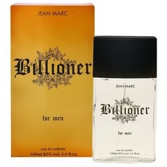 Tualetes ūdens Jean Marc Billioner For Men EDT vīriešiem, 100 ml cena un informācija | Vīriešu smaržas | 220.lv