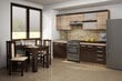 Virtuves stūra plaukts Milo S30OZ, ozola/brūnā krāsā цена и информация | Virtuves skapīši | 220.lv